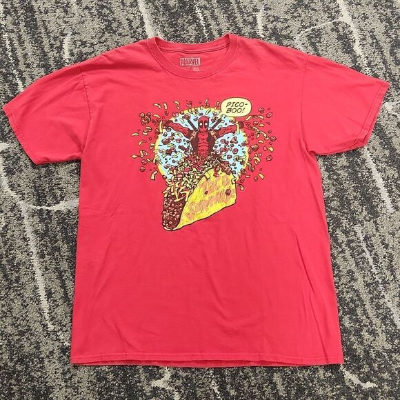 Deadpool Taco Surprise Pico Boo! T-shirt L - Picture 1 of 4